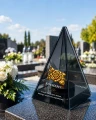 Znicz na Dzień TATY OJCA Lustrzany Lampion Solarny 3D Nadruk UV Elegancki