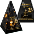 Znicz Lustrzany Lampion Solarny 3D Nadruk UV na Dzień Dziadka