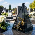 Znicz Lustrzany Lampion Solarny 3D Nadruk UV na Dzień Dziadka