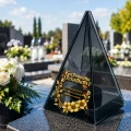 Znicz Lustrzany Lampion Solarny 3D Nadruk UV na Dzień Dziadka