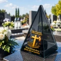 Znicz Lustrzany Lampion Solarny 3D Nadruk UV na Dzień Dziadka