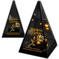 Znicz Lustrzany Lampion Solarny 3D Nadruk UV Dla Babci Elegancki