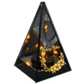 Znicz Lustrzany Lampion Solarny 3D Nadruk UV Dla Babci Elegancki