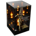 Znicz na Dzień BABCI Lampion LED Lustrzany Nadruk UV Elegancki 3D