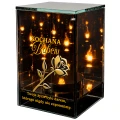 Znicz na Dzień BABCI Lampion LED Lustrzany Nadruk UV Elegancki 3D