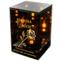 Znicz na Dzień BABCI Lampion LED Lustrzany Nadruk UV Elegancki 3D