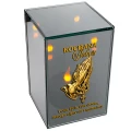 Znicz na Dzień BABCI Lampion LED Lustrzany Nadruk UV Elegancki 3D