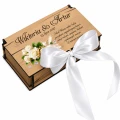 Pudełko na Pieniądze Ślub Wesele Personalizowane Pamiątka Ślubu UV