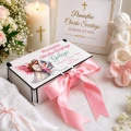 Pudełko na Pieniądze Chrzest Święty Personalizowany Prezent Pamiątka UV