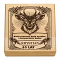 KAMIENIE DO WHISKY KAMIENNE KOSTKI GRANIT w drewnianym pudełku z grawerem