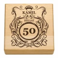 KAMIENIE DO WHISKY KAMIENNE KOSTKI GRANIT w drewnianym pudełku z grawerem