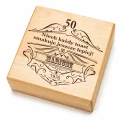 KAMIENIE DO WHISKY KAMIENNE KOSTKI GRANIT w drewnianym pudełku z grawerem