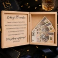 Pudełko Na Pieniądze Na 18 Urodziny Dla Chłopaka Personalizowane Wstążka
