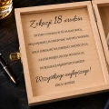 Pudełko Na Pieniądze Na 18 Urodziny Dla Chłopaka Personalizowane Wstążka