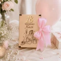 Pudełko Na Pieniądze Na 18 Urodziny Dla Dziewczyny Personalizowane Wstążka