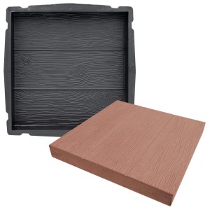 FORMA DO PŁYT BETONOWYCH KOSTKI DESKI DREWNO 40x40 Chodnik ŚCIEŻKA