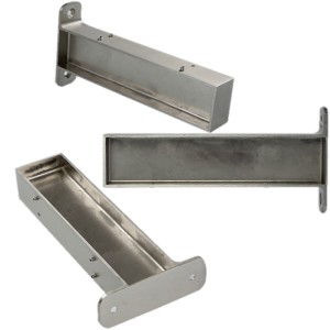 WSPORNIKI PÓŁKI ŚCIENNEJ METALOWE DWUSTRONNE CHROM