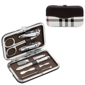 ZESTAW DO MANICURE PEDICURE PRZYBORNIK DO PAZNOKCI