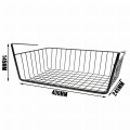 KOSZ ORGANIZER PÓŁKA METALOWY POD PÓŁKI SZAFKI-18633