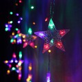 GWIAZDY WISZĄCE LAMPKI CHOINKOWE KURTYNA 130LED 7M-19587