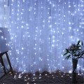 200LED LAMPKI KURTYNA ŚWIETLNA 0,6x3M ZIMNY BIAŁY-19840