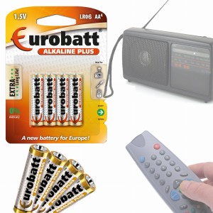 BATERIE ALKALICZNE PLUS AA EUROBAT LR6-1,5V 4 SZT.