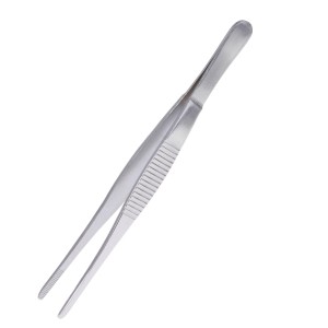 PĘSETA PINCETA PĘSETA Prosta DŁUGA 25CM Nierdzewna Metalowa Precyzyjna