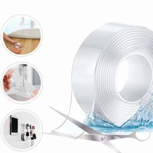 MOCNA TAŚMA NANO TAPE WODOODPORNA DWUSTRONNA 2m GRUBA 2mm