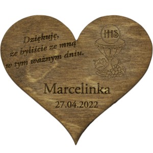 PODZIĘKOWANIE DLA GOŚCI KOMUNIA SERCE MAGNES EKO