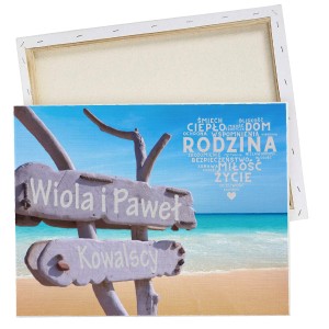 FOTOOBRAZ Z WIDOKIEM I IMIONAMI NA PARAPETÓWKĘ URODZINY IMIENINY ROCZNICĘ