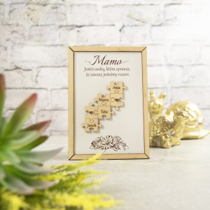 PERSONALIZOWANA RAMKA NA DZIEŃ MATKI PREZENT DLA MAMY GRAWER 3D NADRUK