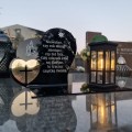 SOLARNY ZNICZ LED STATUETKA NA CMENTARZ GRÓB DUŻA