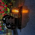SOLARNY ZNICZ LED STATUETKA SERCE NA CMENTARZ GRÓB DUŻA