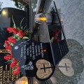 SOLARNY ZNICZ LED STATUETKA SERCE NA CMENTARZ GRÓB DUŻA