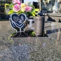 Solarny znicz LED STATUETKA NA CMENTARZ GRÓB DUŻA wieczna lampka nagrobna