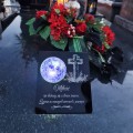 Znicz solarny STATUETKA NA CMENTARZ KOLOROWY LED lampka nagrobna GRÓB DUŻA