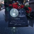 Znicz solarny STATUETKA NA CMENTARZ KOLOROWY LED lampka nagrobna GRÓB DUŻA