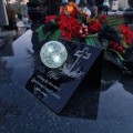 Znicz solarny STATUETKA NA CMENTARZ KOLOROWY LED lampka nagrobna GRÓB DUŻA