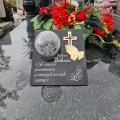 Znicz solarny STATUETKA NA CMENTARZ KOLOROWY LED lampka na grób DLA BABCI