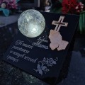 Znicz solarny STATUETKA NA CMENTARZ KOLOROWY LED lampka na grób DLA MAMY