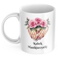 KUBEK 330 ML dla KOSMETYCZKI MANIKURZYSTKI SALON KOSMETYCZNY