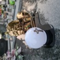 Znicz LED STATUETKA Złota NA CMENTARZ GRÓB DUŻA wieczna lampka nagrobna