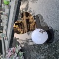 Znicz LED STATUETKA Złota NA CMENTARZ GRÓB DUŻA wieczna lampka nagrobna