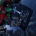 Solarny znicz LED STATUETKA NA CMENTARZ GRÓB DUŻA wieczna lampka nagrobna