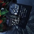Solarny znicz LED STATUETKA NA CMENTARZ GRÓB DUŻA wieczna lampka nagrobna