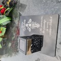 ZNICZ SOLARNY Wieczna latarenka LED STATUETKA NA GRÓB lampka dla BABCI