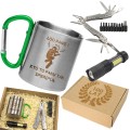 Zestaw prezentowy dla mężczyzny faceta KUBEK TERMICZNY MULTITOOL LATARKA