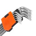 ZESTAW KLUCZY IMBUSOWYCH TORX T10-T50 Komplet Imbus Długie Dwie Strony 9szt