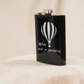 PIERSIÓWKA Z GRAWEREM CZARNA METALOWA Duża Na Prezent Walentynki Urodziny