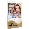 PREZENT NA WALENTYNKI RAMKA ZE ZDJĘCIEM Na Szkle Grawer Dla Niej Niego